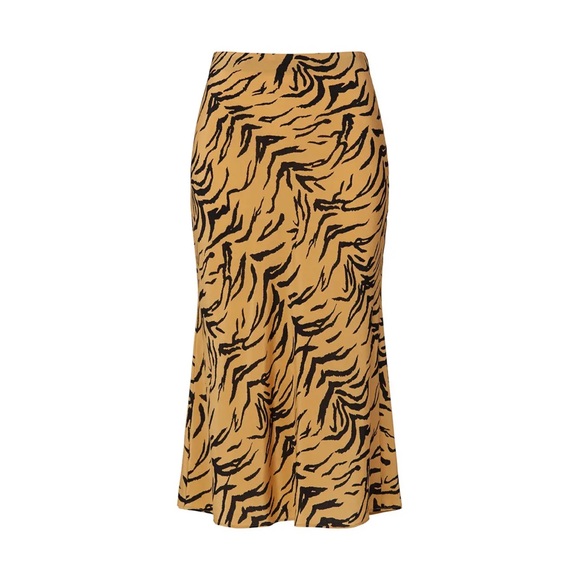 Madewell 💯 Silk Midi Skirt - Picture 1 of 6